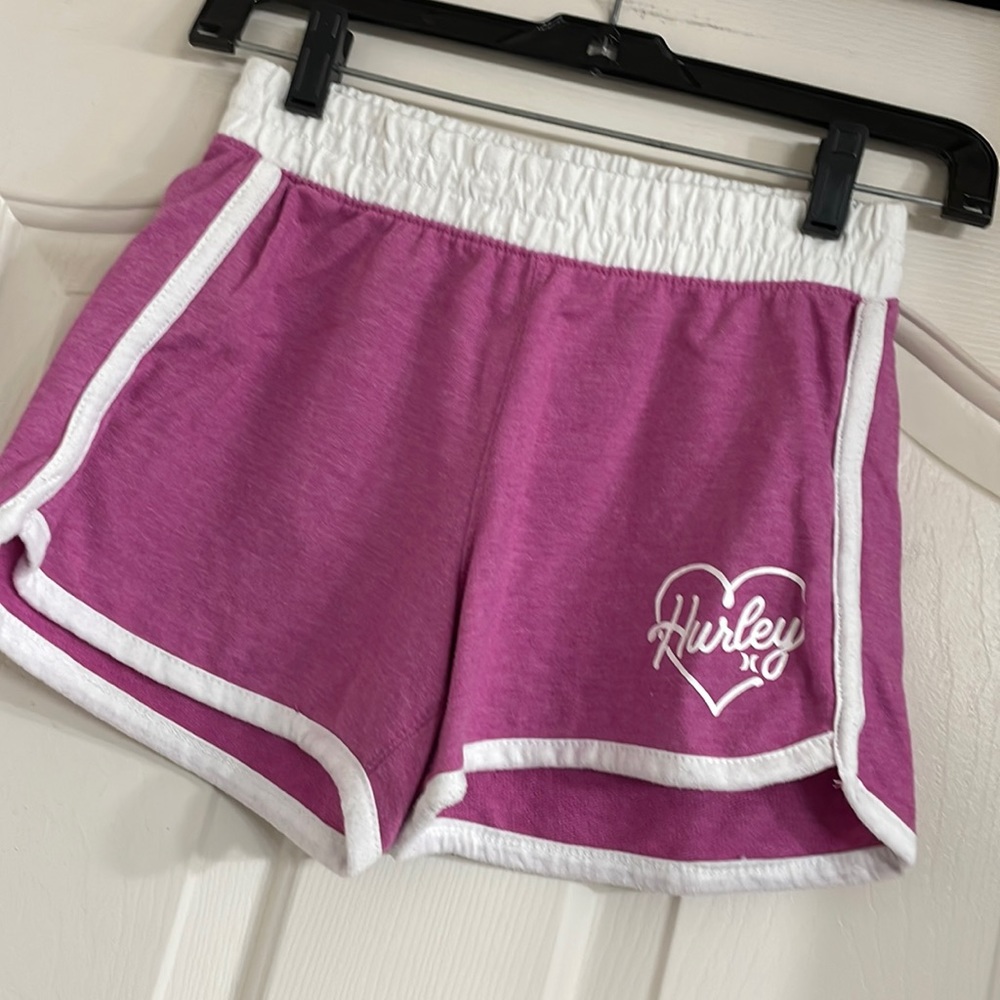 Hurley Girls Hot Pink Shorts Size Large